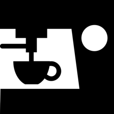 Coffee Machine Stencil Svg Vector, Free Vectors File